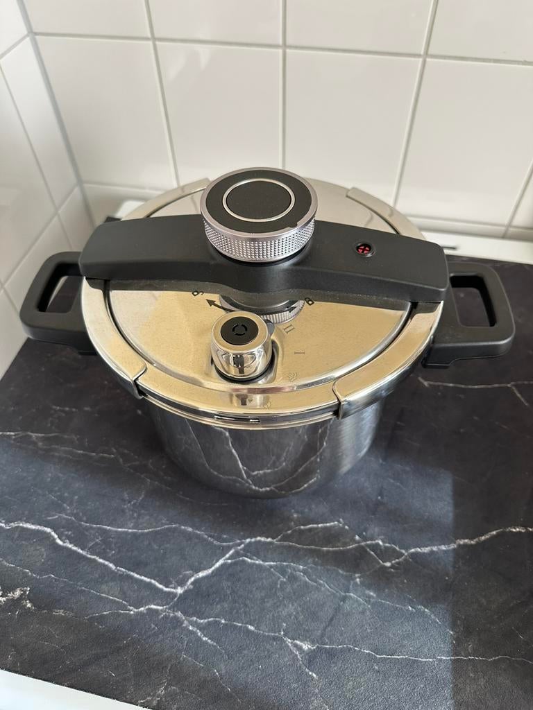 Snelkookpan nieuw., Kookpan of Snelkookpan, Nieuw, Ophalen of Verzenden, Rvs