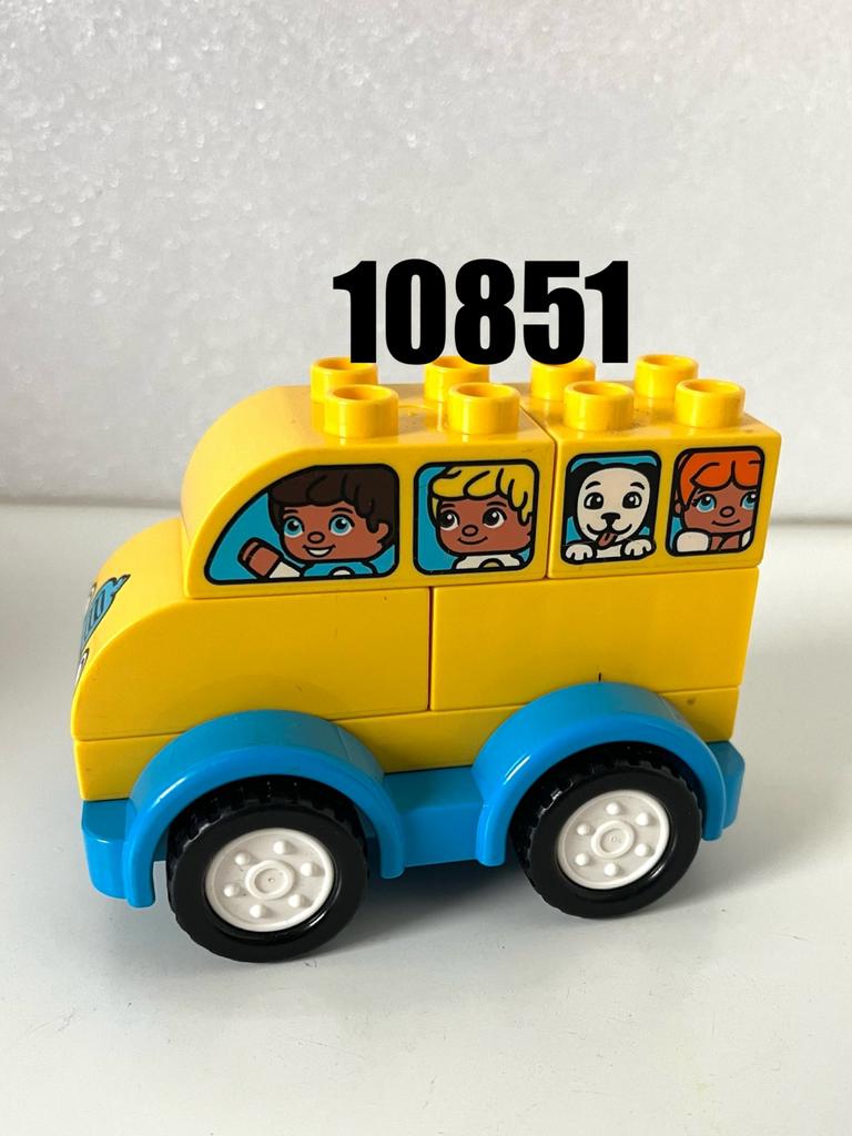 Lego Duplo 10851 - Mijn Eerste Bus, Kinderen en Baby's, Speelgoed | Duplo en Lego, Zo goed als nieuw, Duplo, Complete set, Ophalen of Verzenden