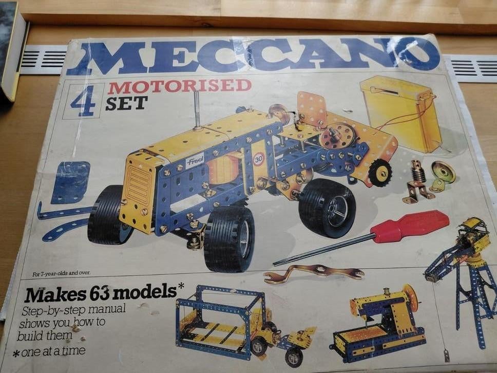 Meccano motorised set 4, Ophalen of Verzenden