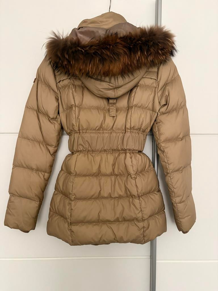 MOSCOW winterjas met bontkraag, Kleding | Dames, Jassen | Winter, Ophalen of Verzenden, Zo goed als nieuw, Maat 36 (S), Beige