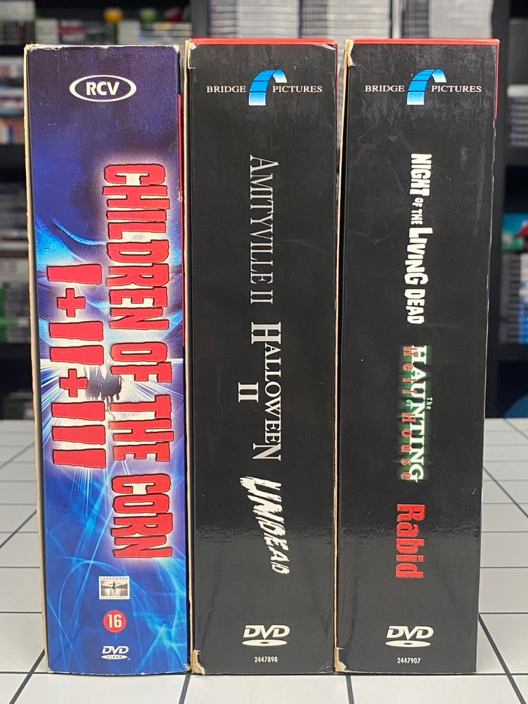 Horror DVD Box Set Bundel 9 Films Halloween Stephen King, Cd's en Dvd's, Dvd's | Horror, Vanaf 16 jaar, Ophalen of Verzenden, Zo goed als nieuw