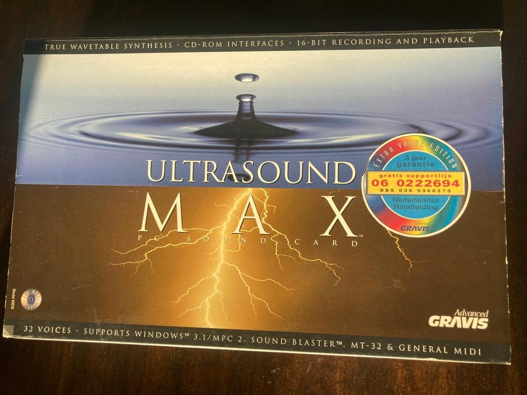 Advanced Gravis Ultrasound MAX 2.1 (in Box), Ophalen of Verzenden