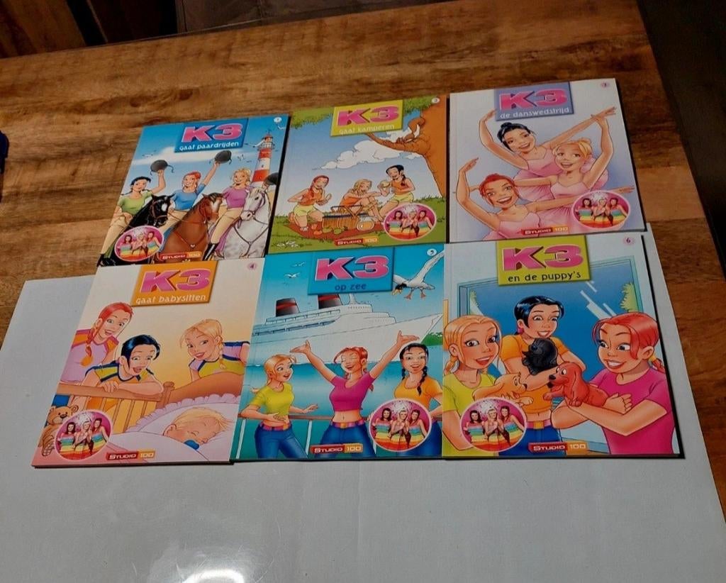 K3 stripboeken in map, Ophalen of Verzenden, Gelezen