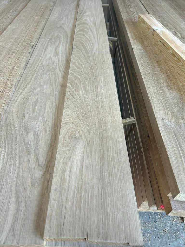 Eiken nagenoeg foutloze planken te koop. 180 en 200x20 mm, Minder dan 25 mm, Eiken, Nieuw, Ophalen of Verzenden