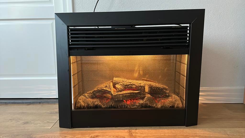 Sfeerhaard pelgrim inbouw, Huis en Inrichting, Ophalen, Gebruikt, Inbouwhaard, Elektrische haard