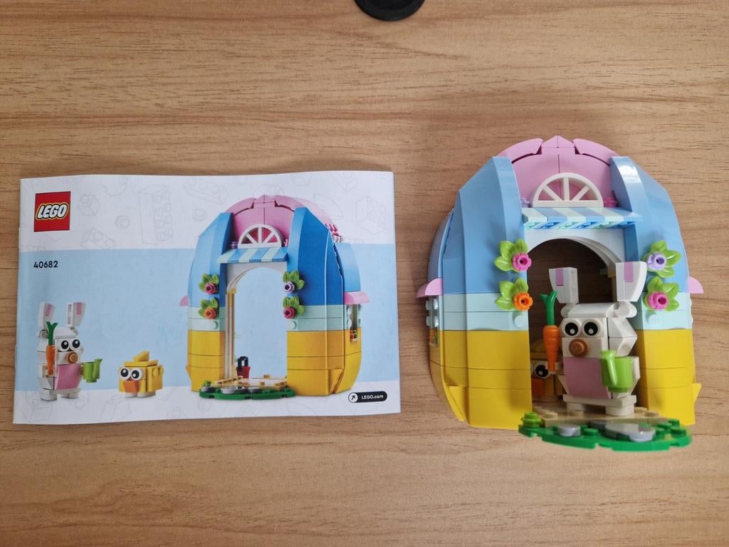 Lego 40682 Paas konijnenhuis, Ophalen of Verzenden, Zo goed als nieuw, Complete set, Lego