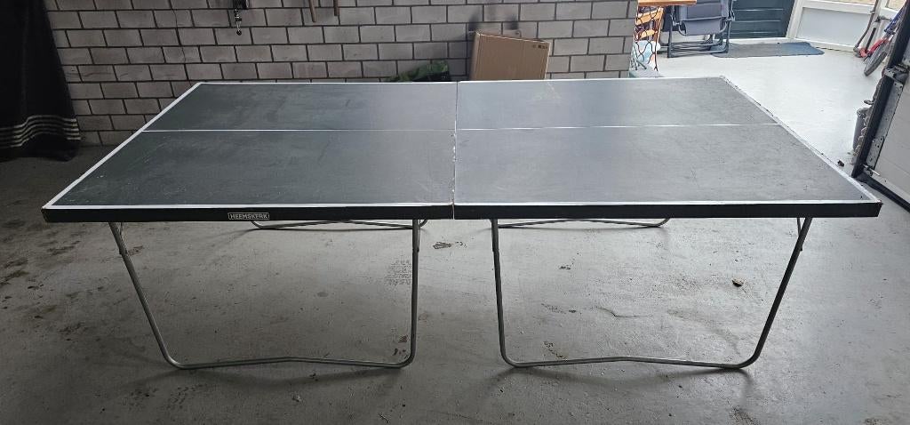 Heemskerk tafeltennistafel, Sport en Fitness, Tafeltennis, Ophalen, Gebruikt, Tafel Indoor, Inklapbaar