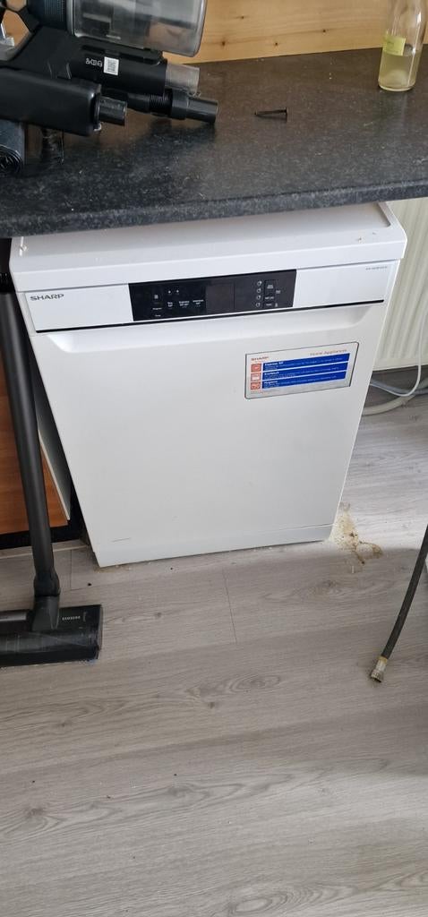 Sharp vrijstaande vaatwasser QW-NA1BF47EW, Witgoed en Apparatuur, Vaatwasmachines, Ophalen, 85 tot 90 cm