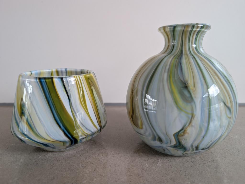 Design Fidrio vaasjes, Huis en Inrichting, Ophalen, Overige kleuren, Nieuw, Glas