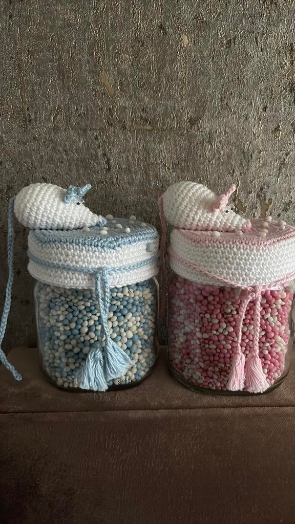 Leuke muisjes potjes, Kinderen en Baby's, Kraamcadeaus en Geboorteborden, Ophalen of Verzenden, Nieuw, Kraamcadeau
