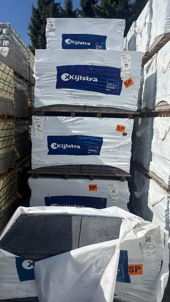 Design square black slate 60x60x4 speciale partij, Nieuw, Ophalen of Verzenden, 10 m² of meer, Beton