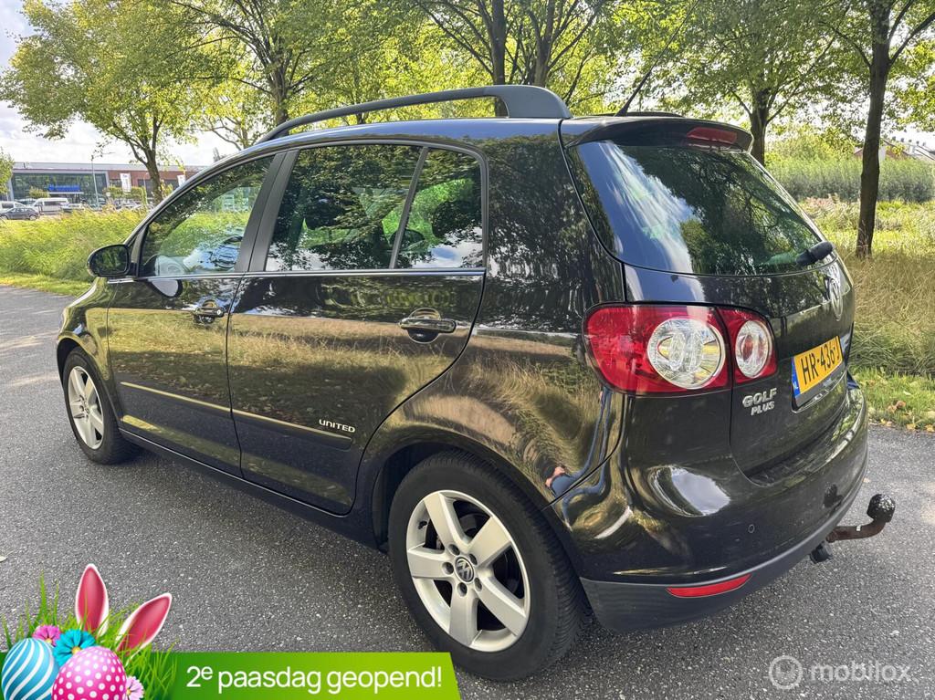Volkswagen Golf Plus 1.4 TSI*AUT*STOELVERWARMING*NW APK 5/27, Gebruikt, Zwart, Bedrijf, Euro 4
