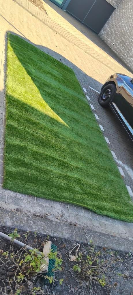 Kunstgrasmat - Zo goed als nieuw, Tuin en Terras, Gras en Kunstgras, Ophalen of Verzenden, 20 m² of meer