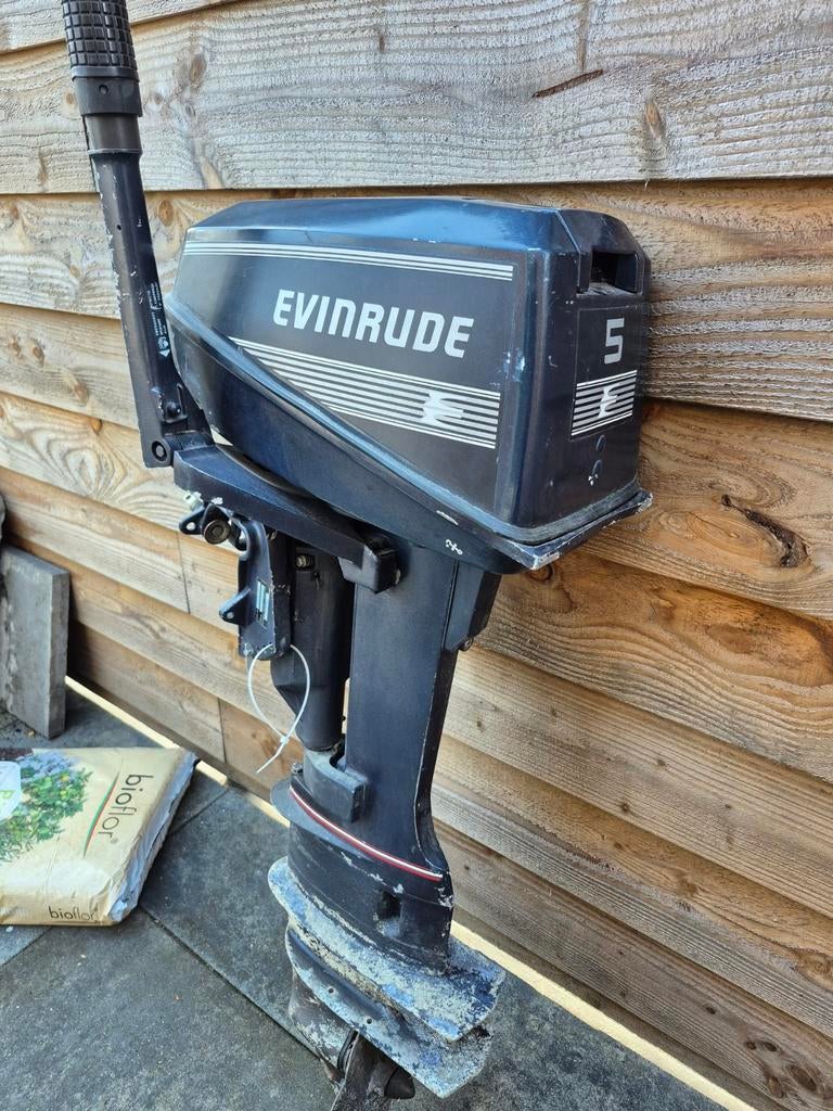 Evinrude 5pk kortstaart buitenboordmotor voor onderdelen, Ophalen of Verzenden, Gebruikt