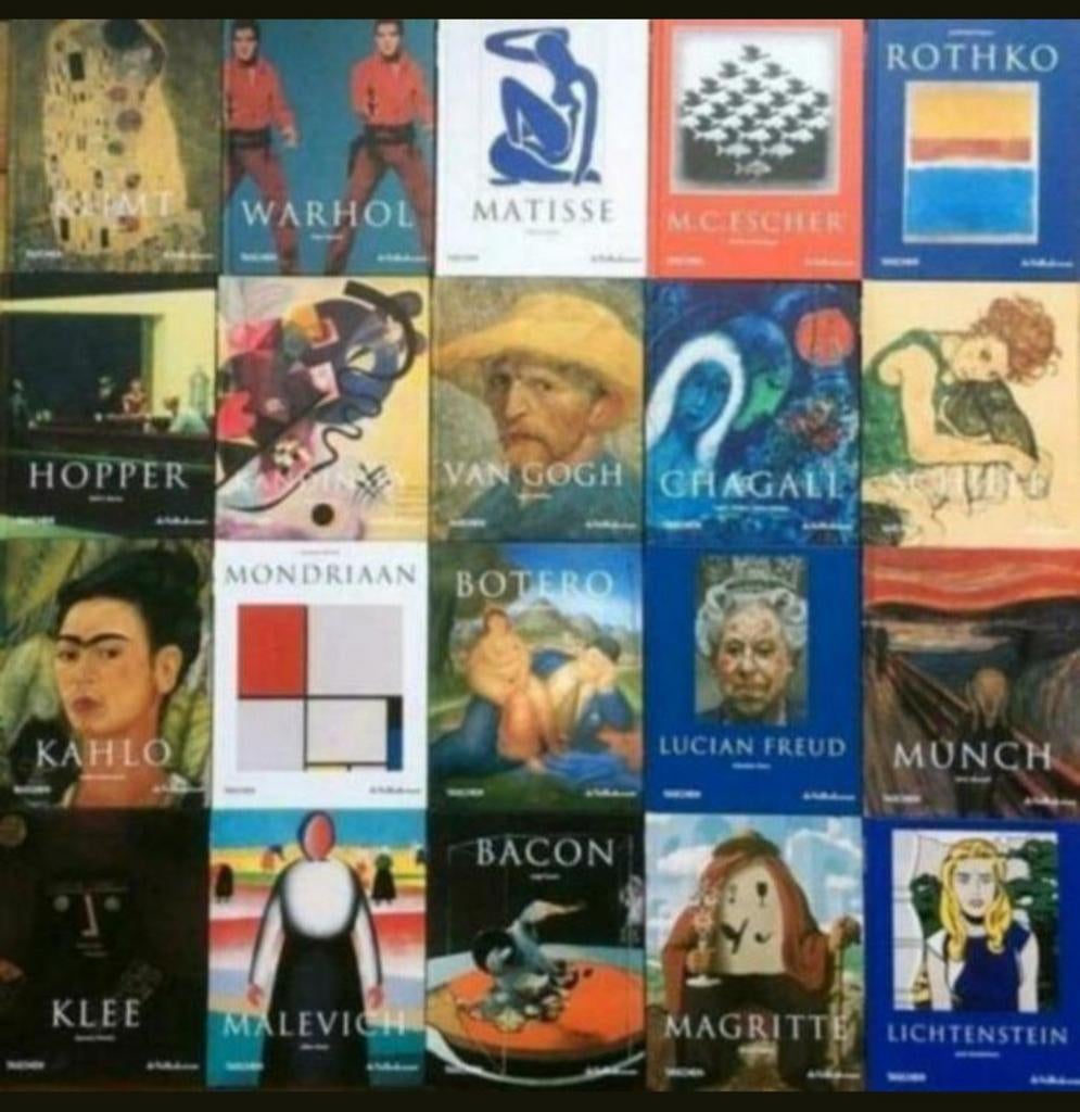 Moderne Meesters 20-delig COMPLEET! Taschen hardcover., Boeken, Verzenden, Zo goed als nieuw