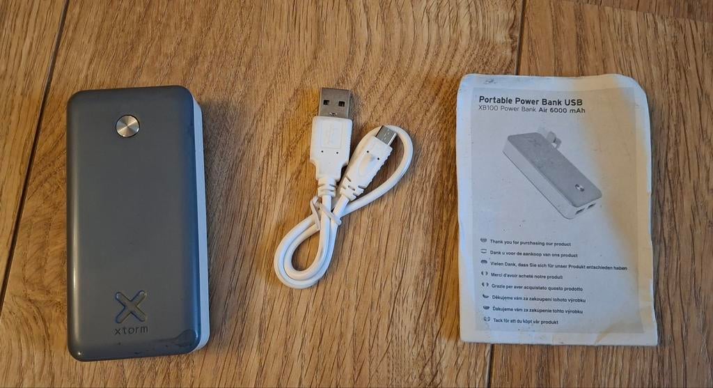 Xtorm XB100 Power Bank - 6000 mAh, Ophalen of Verzenden, Gebruikt, Xtorm