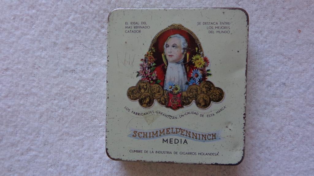 Twee vintage sigarendoosjes, Ophalen, Gebruikt, Tabaksdoos of Verpakking