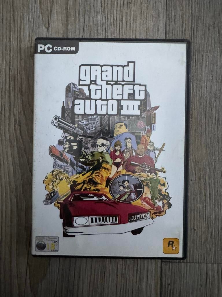 Grand Theft Auto 3 (GTA 3) PC game - Gebruikt, Spelcomputers en Games, Games | Pc, Avontuur en Actie, Gebruikt, Vanaf 18 jaar