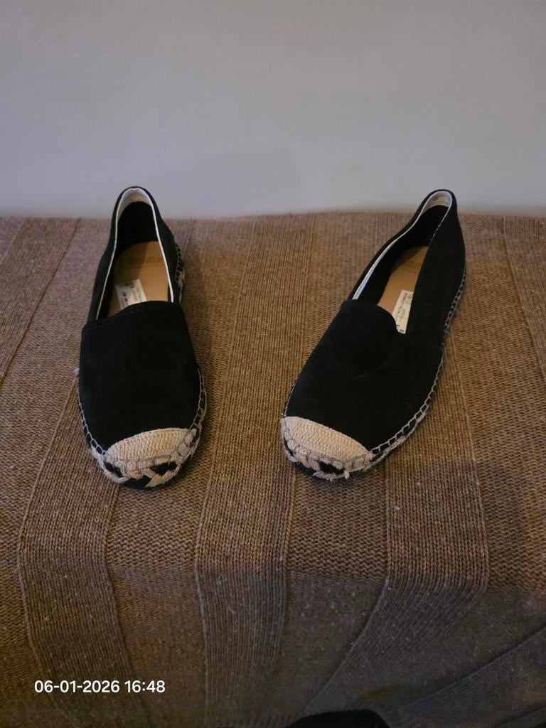 Zwarte Espadrilles, Fred de la Bretoniere, Zwart, Nieuw, Ophalen of Verzenden
