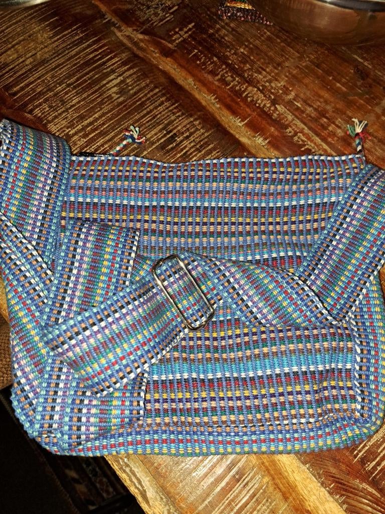 Schoudertasje uit Nepal, Ophalen of Verzenden