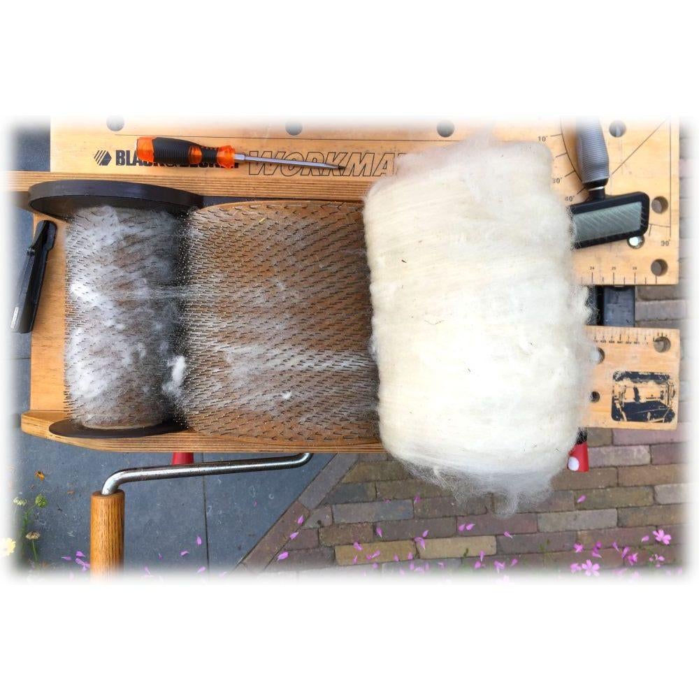 Workshop Wol Reinigen &  Kaarden - ontdek de magie van wol!, Ophalen, Nieuw, Spinwol