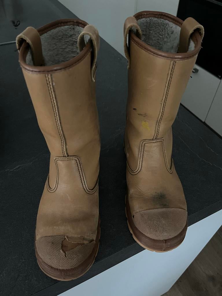 Jallette Werklaarzen Maat 40, Ophalen of Verzenden, Gedragen, Bruin, Werkschoenen