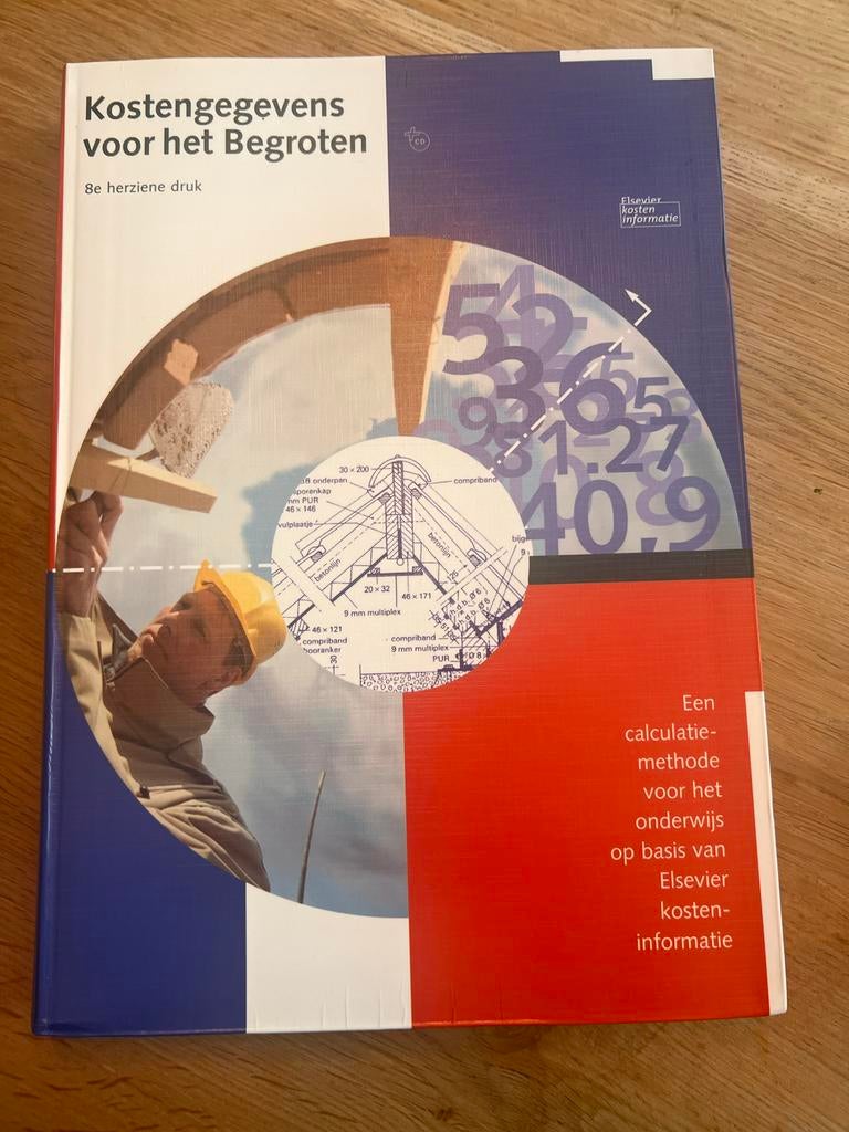Kostengegevens voor het Begroten - Elsevier, Ophalen of Verzenden, Zo goed als nieuw, HBO, Elsevier