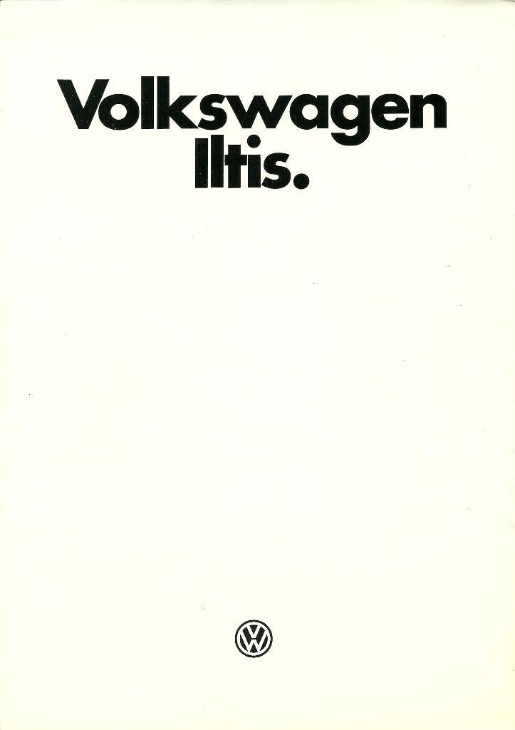 Volkswagen Iltis cabrio folder, Ophalen of Verzenden, Zo goed als nieuw, Volkswagen