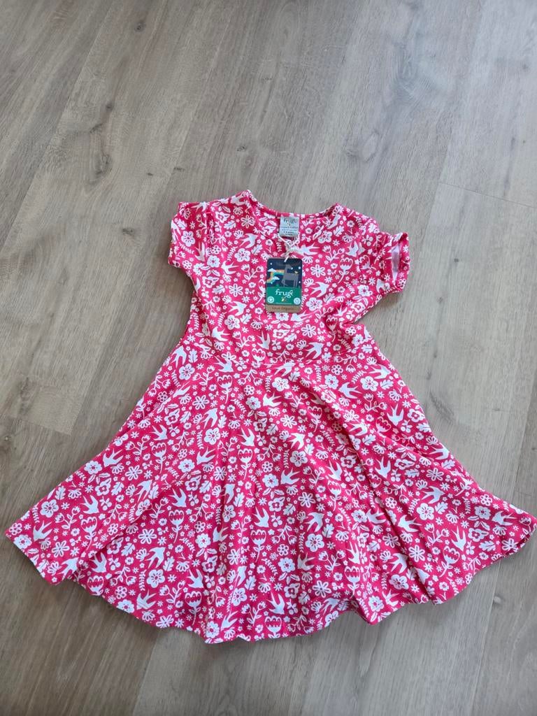 Frugi Jurkje Maat 110/116 (5-6 jaar), Meisje, Nieuw, Ophalen of Verzenden, Jurk of Rok