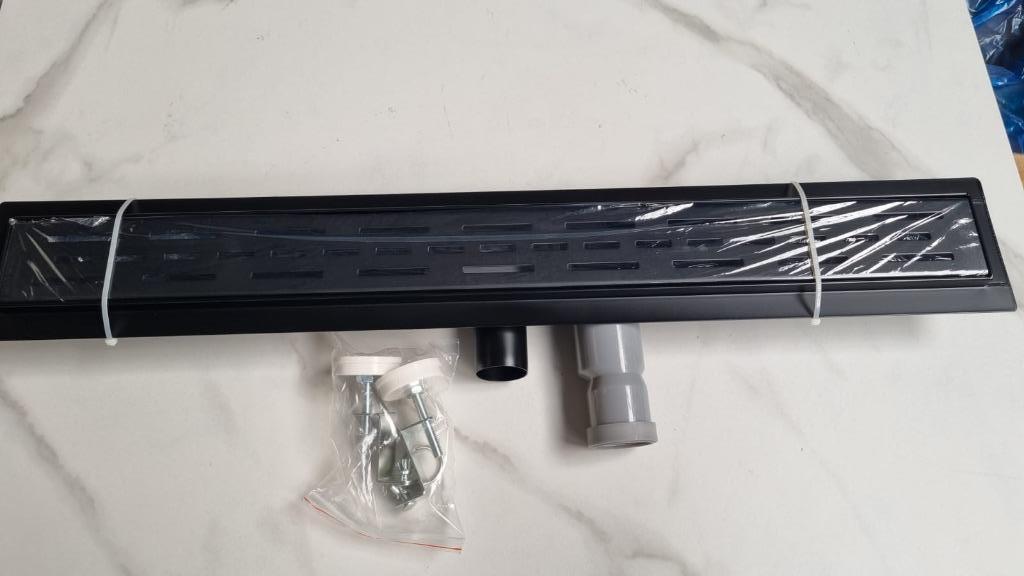 Mat Zwarte Drain Teflon, Ophalen of Verzenden, Nieuw, Rvs, Douche