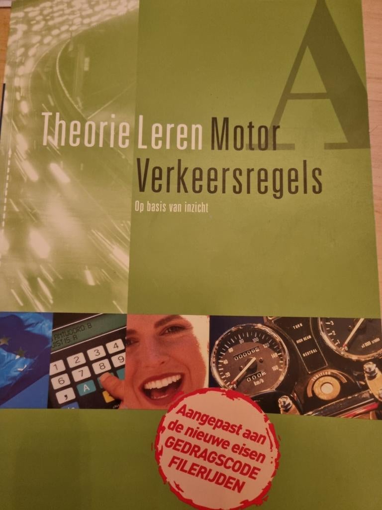 Theorie Leren Motor Verkeersregels + CD-ROM (ZGAN), Ophalen of Verzenden, Zo goed als nieuw, Niet van toepassing