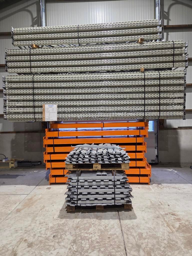 Feralco palletstelling  4.5x1.05x2.55m nette staat!