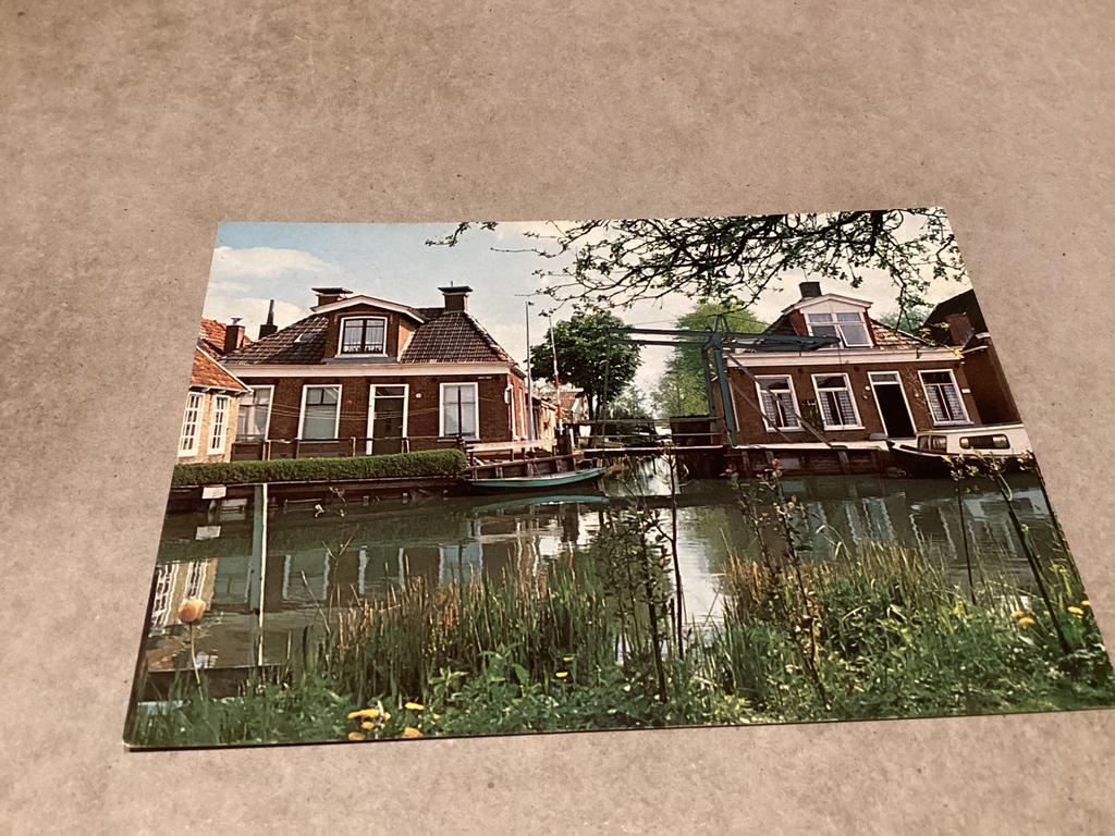 Warga.    Klapbrug Hilleburen, Verzamelen, Ansichtkaarten | Nederland, Ophalen of Verzenden, Friesland