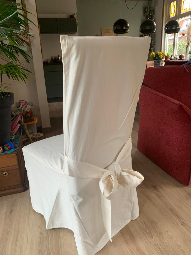 4 Eetkamer Stoelhoes, Ophalen of Verzenden, Zo goed als nieuw