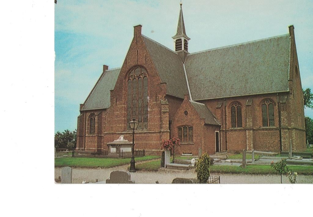 Oegstgeest, Groene kerk, Ophalen of Verzenden, 1980 tot heden, Gelopen, Zuid-Holland