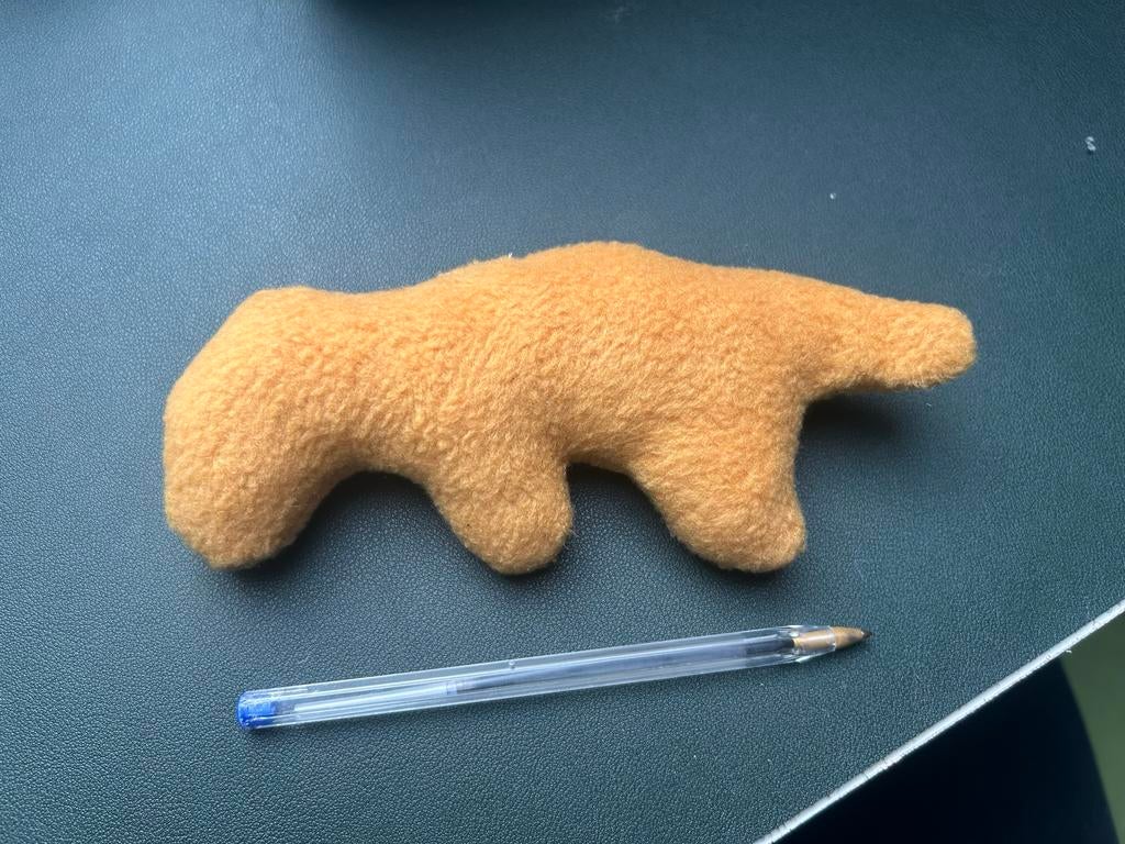 Dino Nugget Fursuit Prop / Knuffel, Ophalen of Verzenden, Nieuw, Overige typen