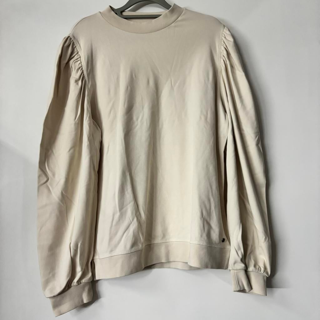 Sandwich top, Ophalen of Verzenden, Zo goed als nieuw, Maat 46/48 (XL) of groter, Beige