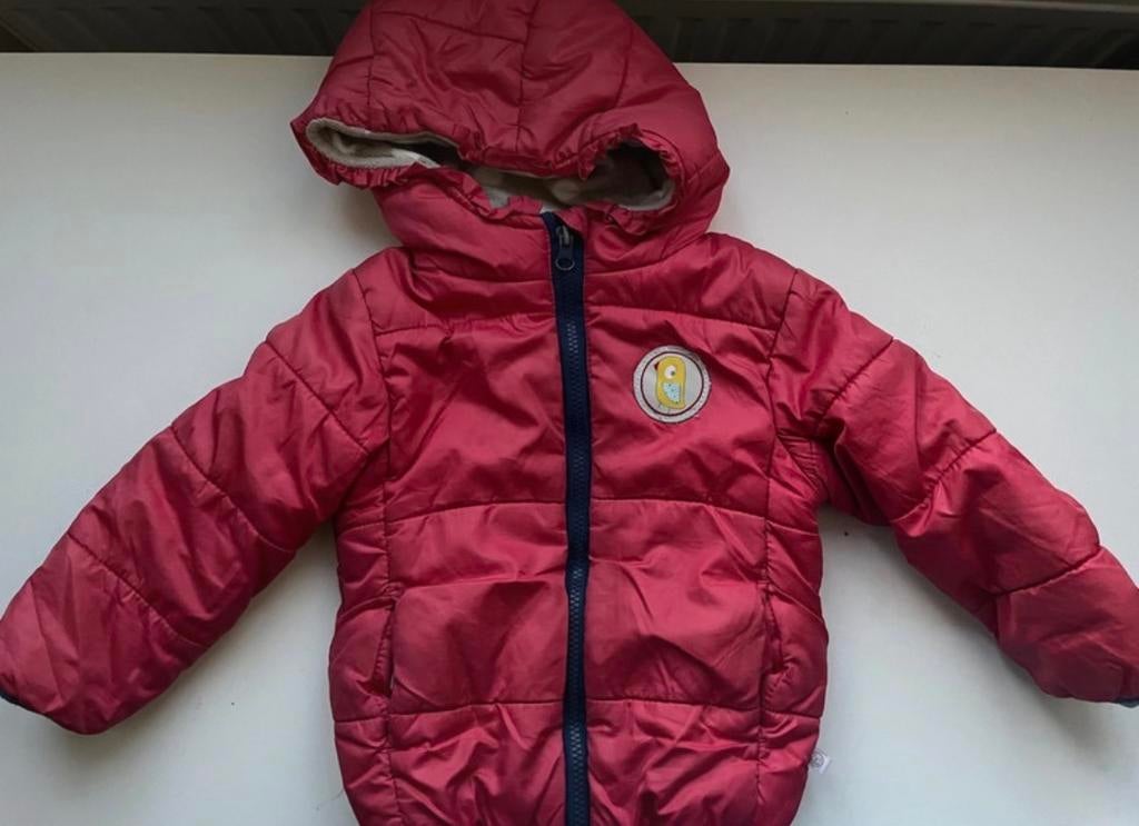 Roze Liegelind warme winterjas met vogeltje maat 92, Kinderen en Baby's, Kinderkleding | Maat 92, Gebruikt, Meisje, Jas, Ophalen of Verzenden