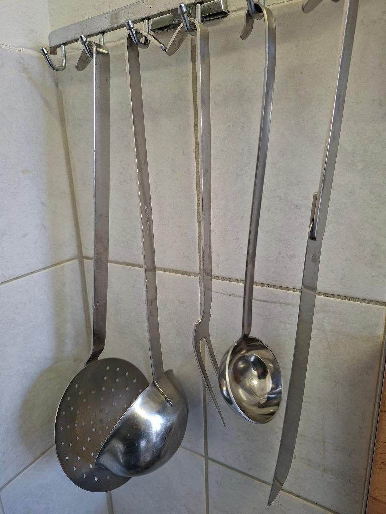 Gero Zilmeta rekje met div. keuken gereedschappen, jaren 60, Ophalen of Verzenden