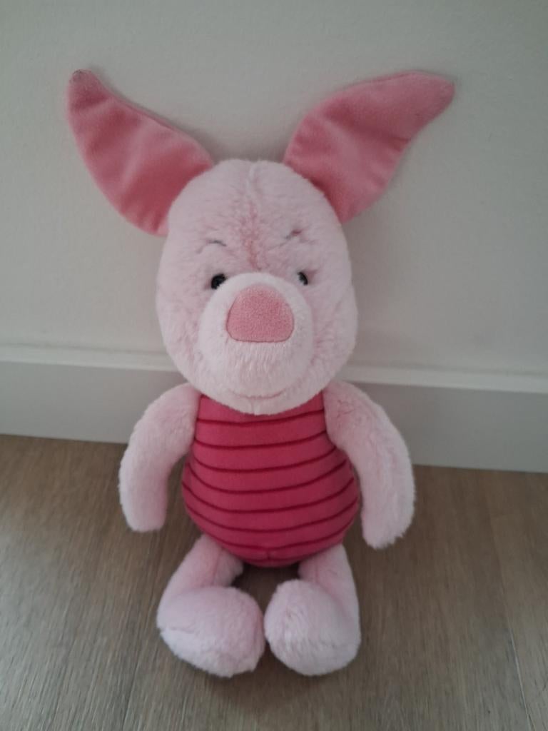Knuffel Knorretje roze varken Winnie the Pooh L560, Ophalen of Verzenden, Zo goed als nieuw, Overige typen