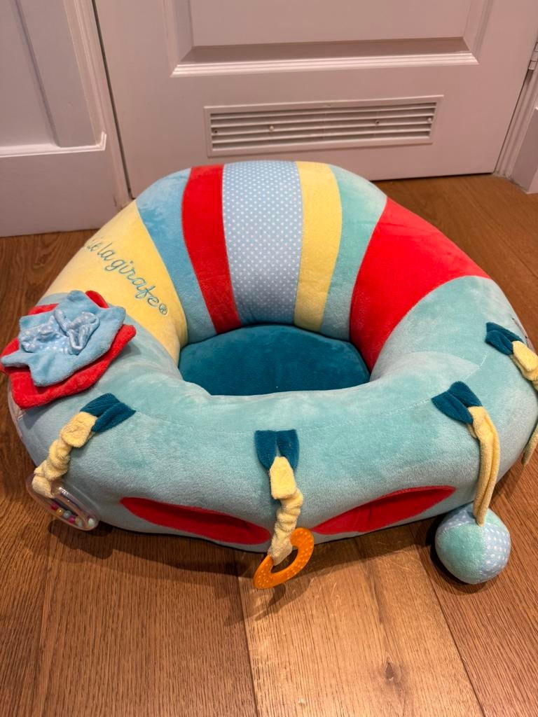 Sophie De Giraf zitkussen Baby Seat & Play, Ophalen of Verzenden, Zo goed als nieuw, Wit