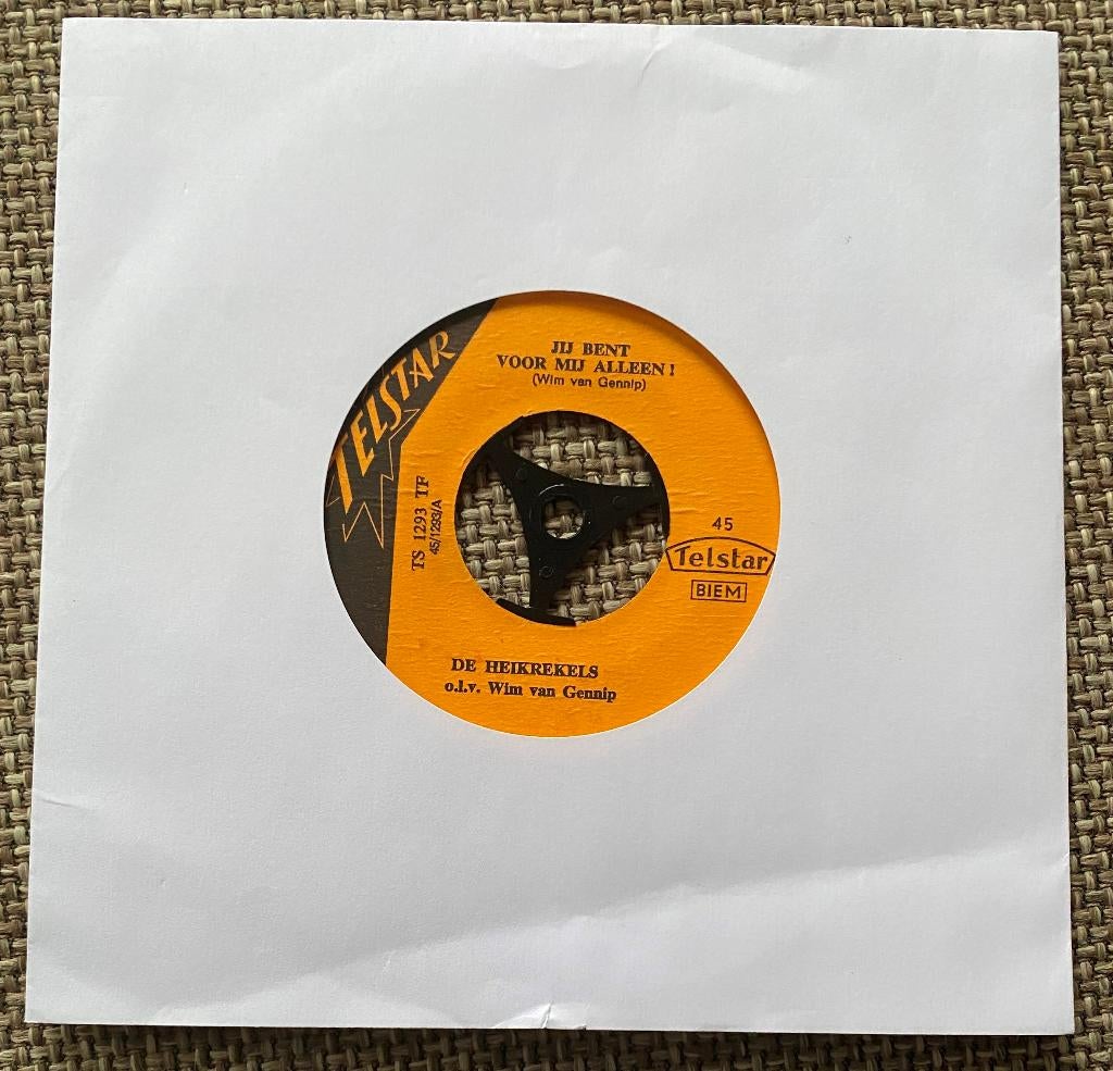 Vinyl Singeltje Heikrekels Je bent voor mij Alleen € 2,00, Cd's en Dvd's, Vinyl Singles, 7 inch, Single, Ophalen of Verzenden