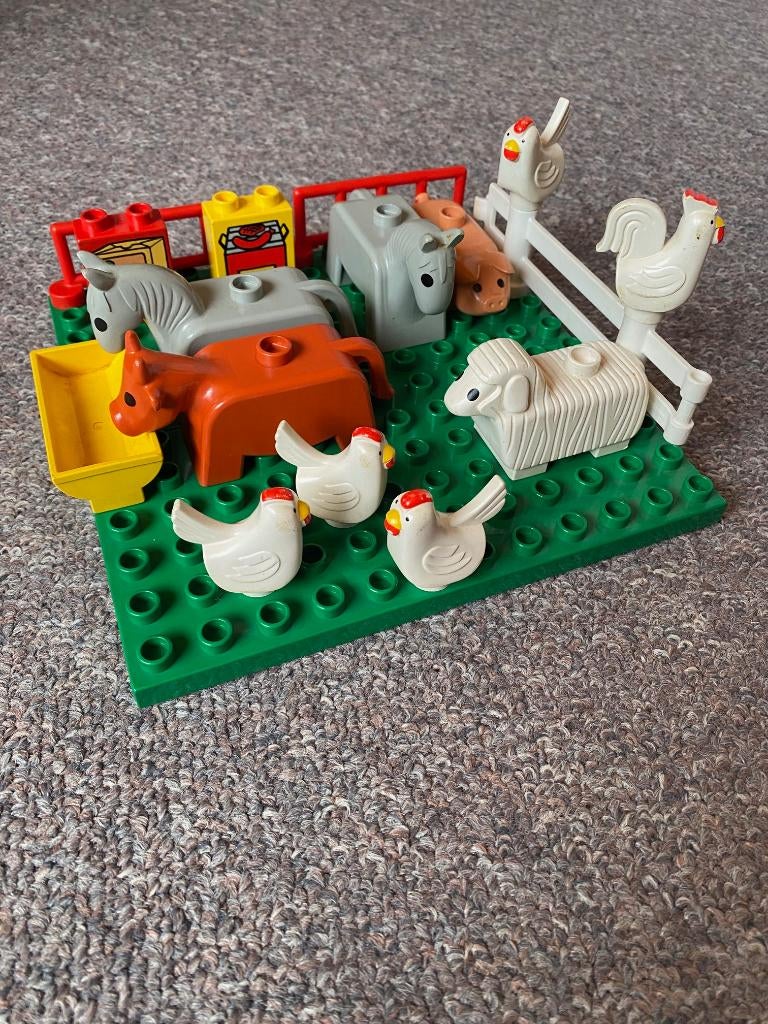 Duplo boerderijdieren, Kinderen en Baby's, Speelgoed | Duplo en Lego, Ophalen of Verzenden, Gebruikt, Inclusief extra onderdelen