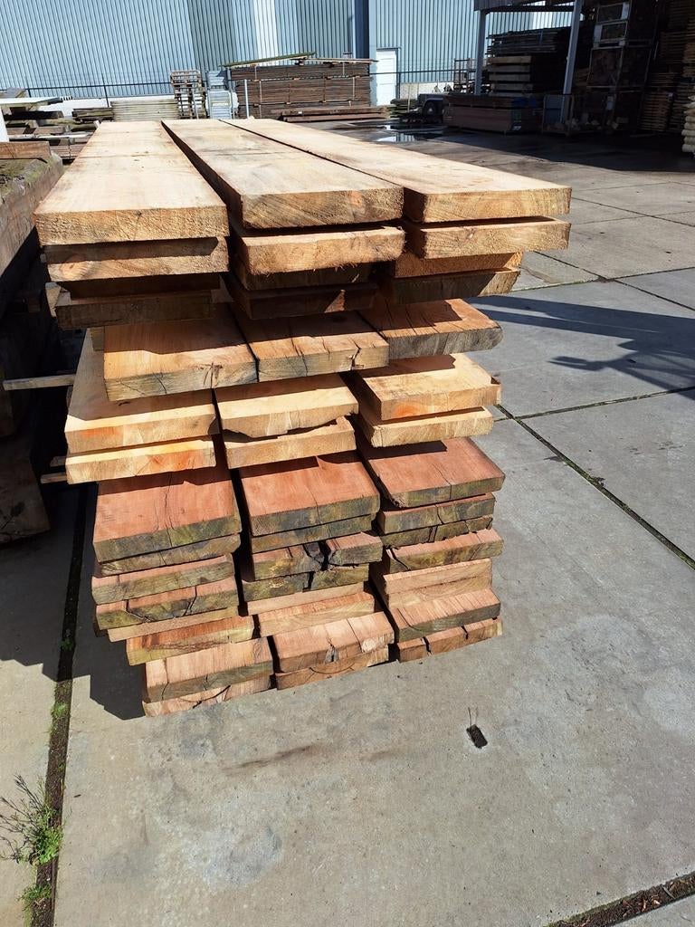 30cm brede hardhouten  planken  vensterbank  wandplank