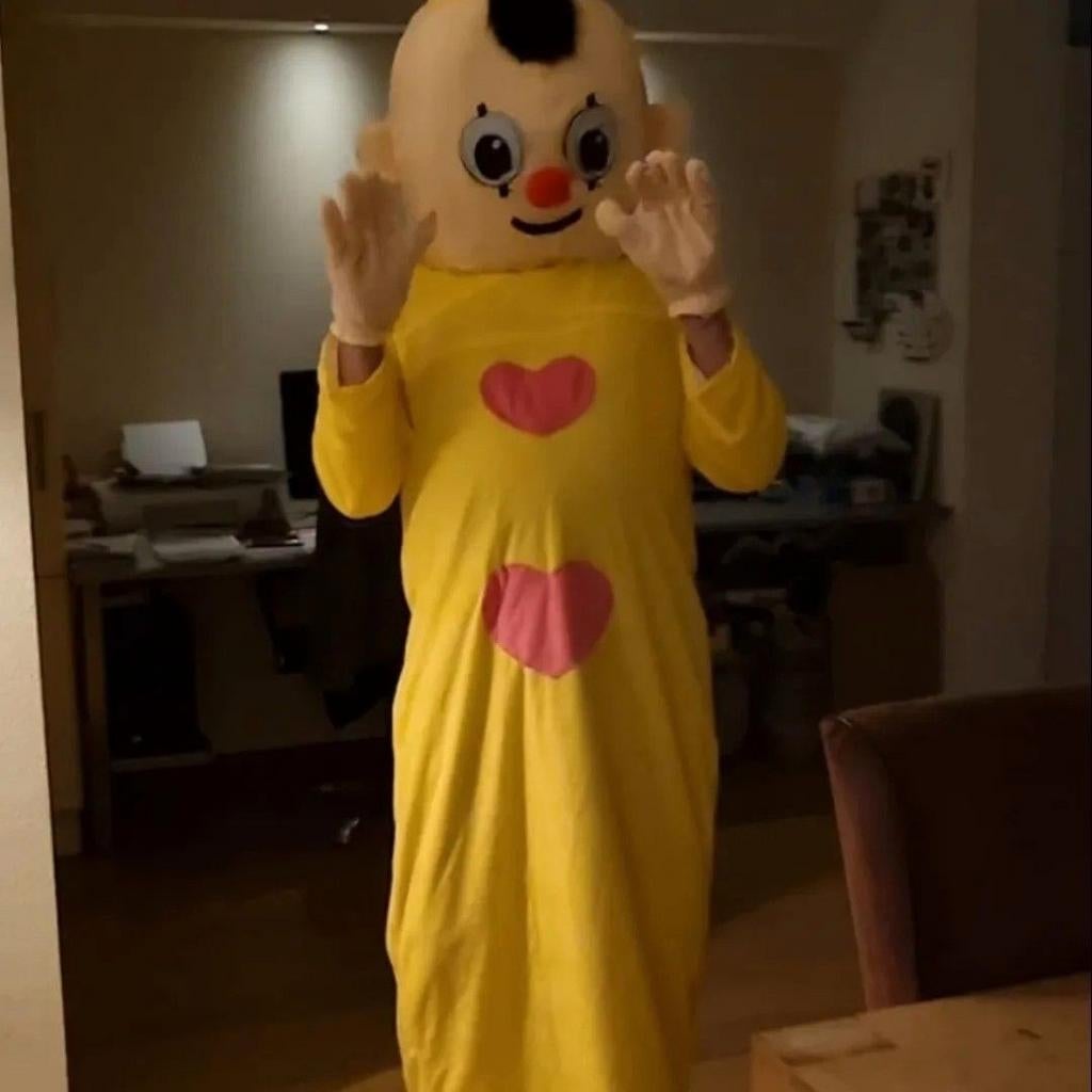 Mascotte pak van Bumba te huur, Hobby en Vrije tijd, Feestartikelen | Verhuur, Ophalen of Verzenden, Zo goed als nieuw, Overige
