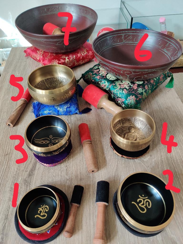 Kies je eigen klankschaal uit, ruim assortiment, lage prijs, Muziek en Instrumenten, Percussie, Nieuw, Overige soorten, Ophalen of Verzenden