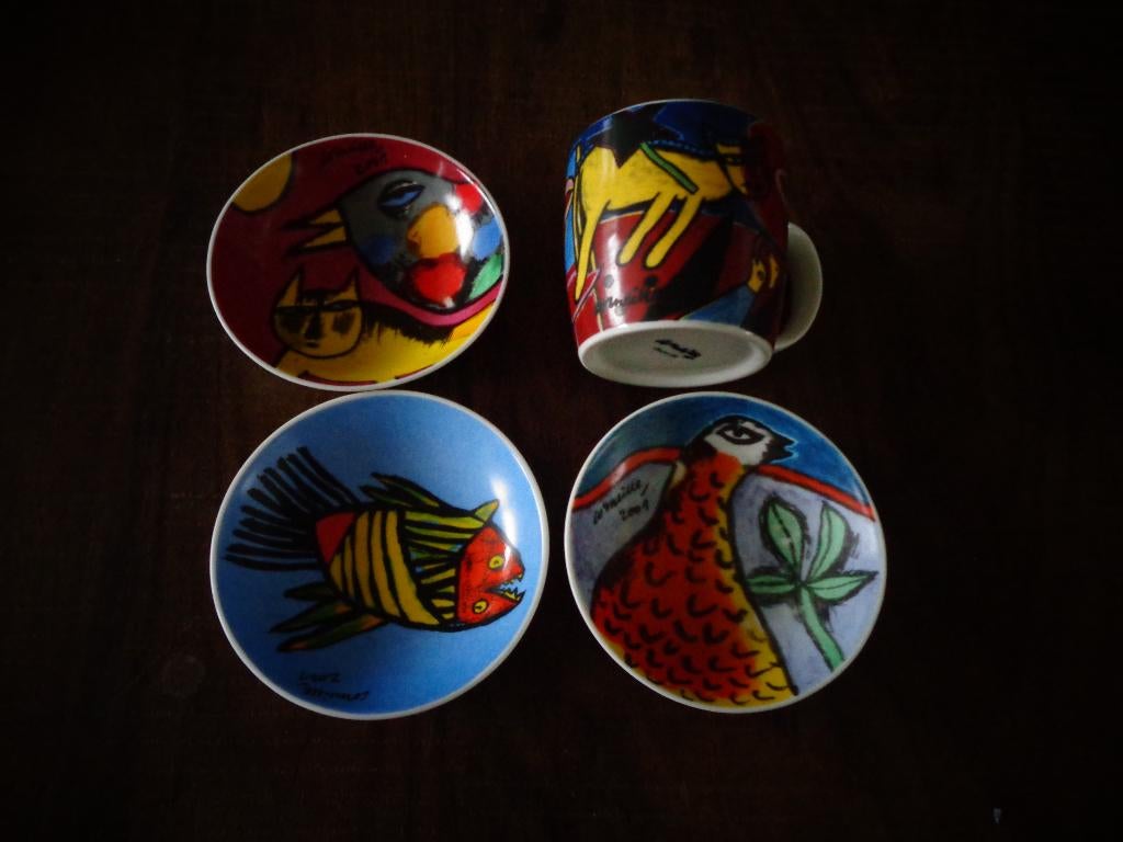 Corneille grote beker, decor 06, Ophalen of Verzenden