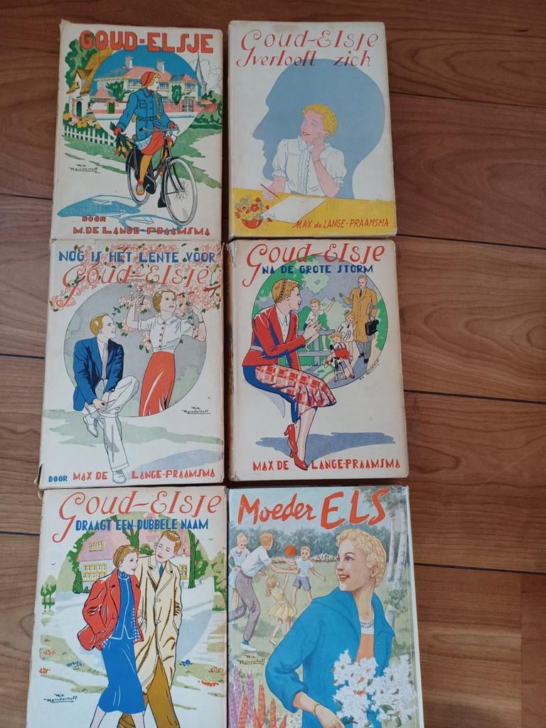 Goud Elsje boeken serie., Boeken, Ophalen, Zo goed als nieuw, Max de Lange Praamsma, Fictie algemeen