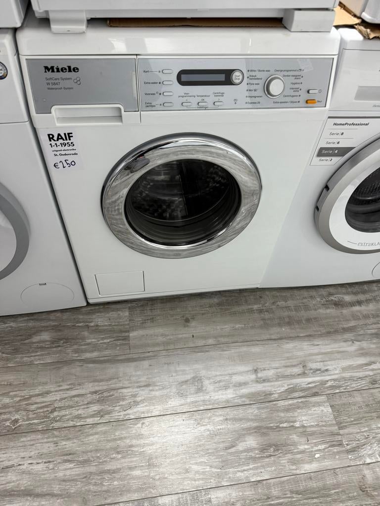 Miele w5847wps 7 kg 1400 t gebruikt, Minder dan 85 cm, Refurbished, Ophalen of Verzenden, Voorlader