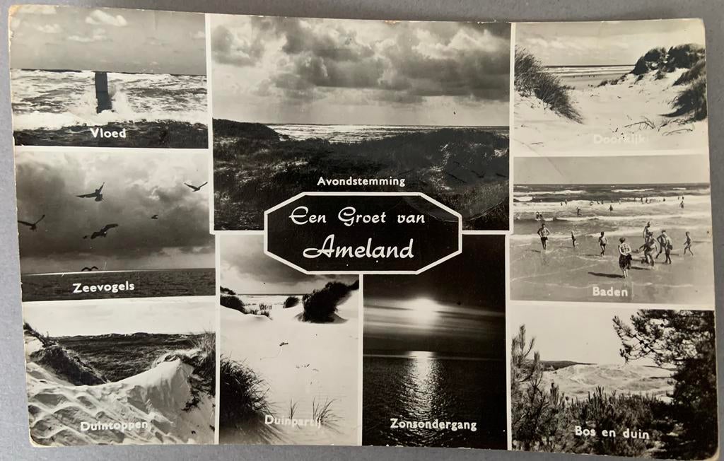 Een groet uit Ameland, Ophalen of Verzenden, Gelopen, Waddeneilanden